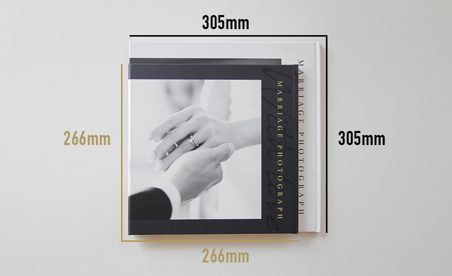結婚式のアルバム写真台紙パノラマデザイン比較