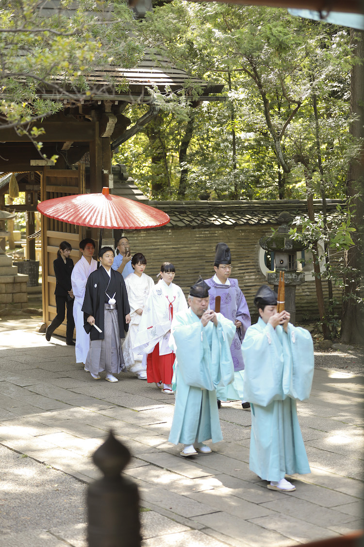 結婚式写真持ち込み撮影実例赤坂氷川神社レストラン響品川