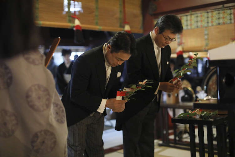 結婚式写真持ち込み撮影実例赤坂氷川神社レストラン響品川