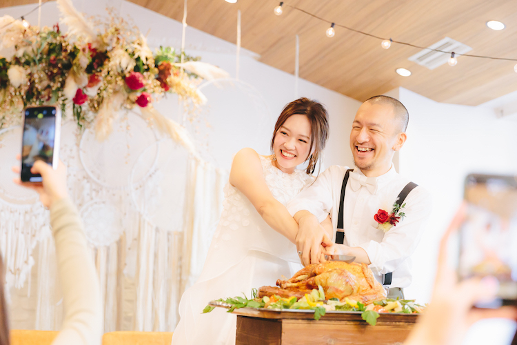 結婚式スナップ写真持ち込み撮影実例ベアーズテーブル