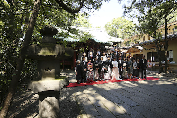 結婚式写真持ち込み撮影実例赤坂氷川神社レストラン響品川