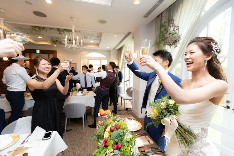 結婚式持ち込みカメラマンスナップ写真撮影ヴィラブランシュ