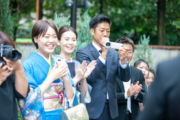 結婚式持ち込みカメラマンスナップ写真撮影千里阪急ホテル